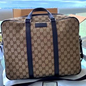 Ebony Cg Coated Canvas Weekend/ Travel Bag